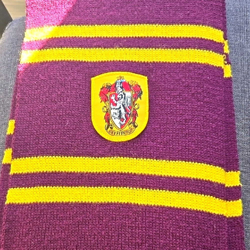 Harry Potter Gryffindor Maroon and Yellow Scarf